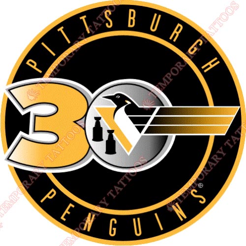 Pittsburgh Penguins Customize Temporary Tattoos Stickers NO.305